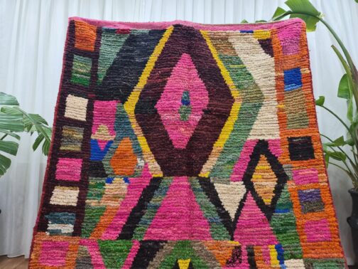 Beni Ourain Rug, Authentic Moroccan Rug, Berber Carpet, Handmade Wool BOR-19 - Image 2