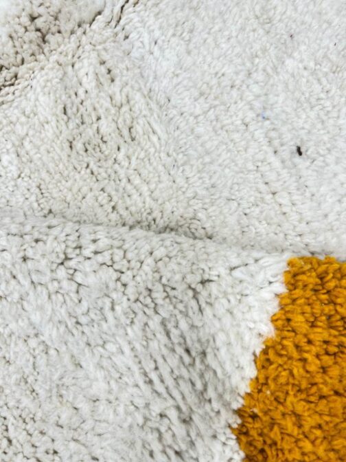 Beni Ourain Rug, Authentic Moroccan Rug, Berber Carpet, Handmade Wool BOR-20 - Image 4