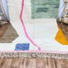 Beni Ourain Rug, Authentic Moroccan Rug, Berber Carpet, Handmade Wool BOR-20