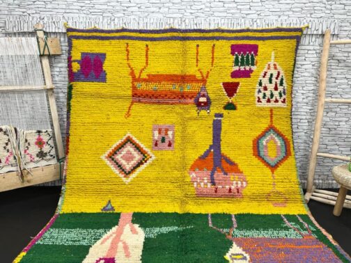Beni Ourain Rug, Authentic Moroccan Rug, Berber Carpet, Handmade Wool BOR-24 - Image 2