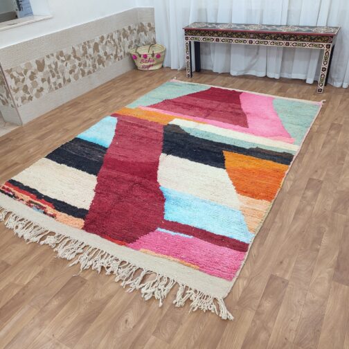 Beni Ourain Rug, Authentic Moroccan Rug, Berber Carpet, Handmade Wool BOR-29 - Image 2