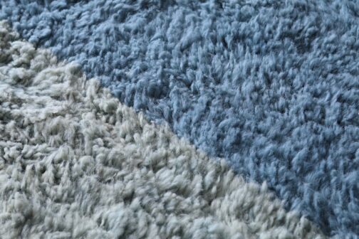 Beni Ourain Rug, Authentic Moroccan Rug, Berber Carpet, Handmade Wool BOR-34 - Image 4