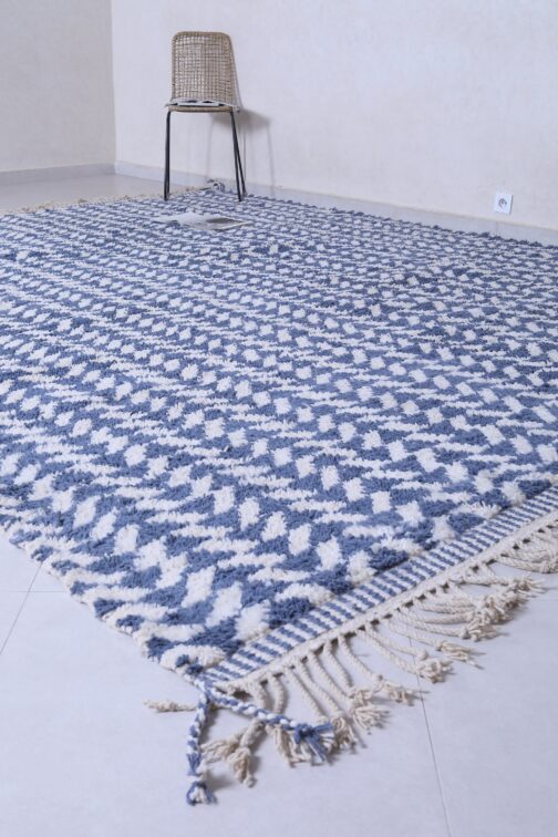Beni Ourain Rug, Authentic Moroccan Rug, Berber Carpet, Handmade Wool BOR-36 - Image 3