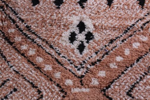 Beni Ourain Rug, Authentic Moroccan Rug, Berber Carpet, Handmade Wool BOR-38 - Image 2