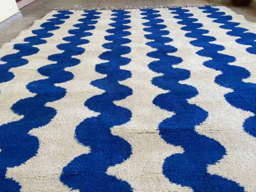 Beni Ourain Rug, Authentic Moroccan Rug, Berber Carpet, Handmade Wool BOR-40 - Image 3