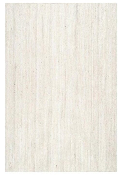 Indian Handwoven Jute Area Rug, Natural Jute Braided Custom Rugs Multi Size JR-29