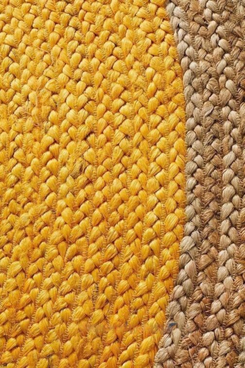 Handmade Round Jute Area Rug, Natural Jute Braided Custom Rugs RJR-34 - Image 4