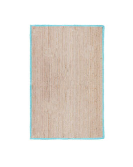 Indian Handwoven Jute Area Rug, Natural Jute Braided Custom Rugs Multi Size JR-46