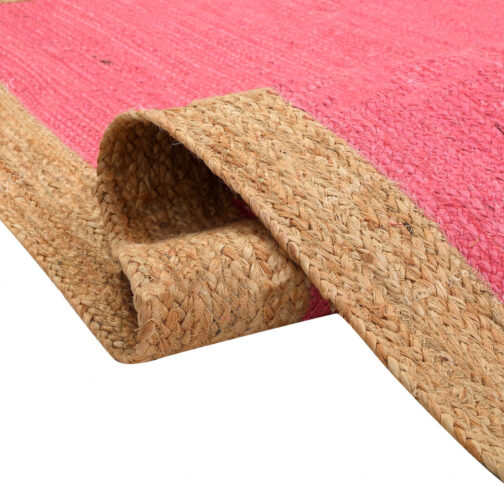 Indian Handwoven Jute Area Rug, Natural Jute Braided Custom Rugs Multi Size JR-19 - Image 4