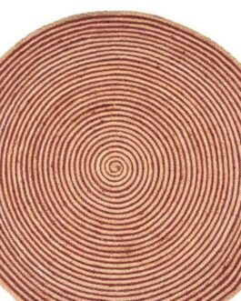 Handmade Round Jute Area Rug, Natural Jute Braided Custom Rugs RJR-45