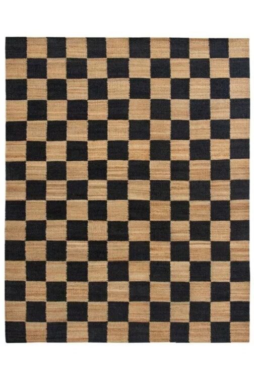 Indian Handwoven Jute Area Rug, Natural Jute Braided Custom Rugs Multi Size JR-02