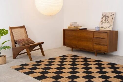 Indian Handwoven Jute Area Rug, Natural Jute Braided Custom Rugs Multi Size JR-02 - Image 4