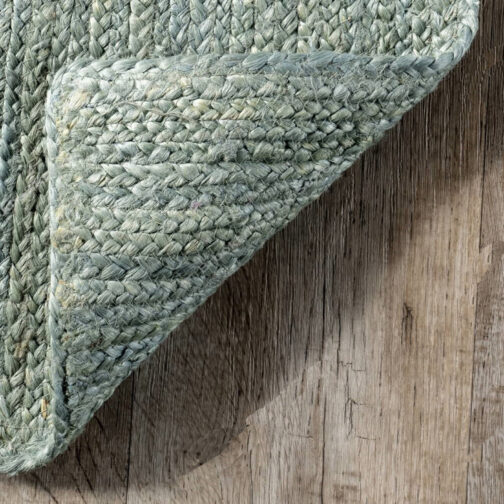 Indian Handwoven Jute Area Rug, Natural Jute Braided Custom Rugs Multi Size JR-24 - Image 2