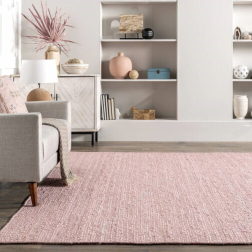 Indian Handwoven Jute Area Rug, Natural Jute Braided Custom Rugs Multi Size JR-26 - Image 4