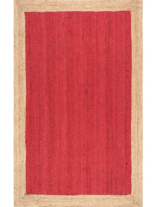 Indian Handwoven Jute Area Rug, Natural Jute Braided Custom Rugs Multi Size JR-31