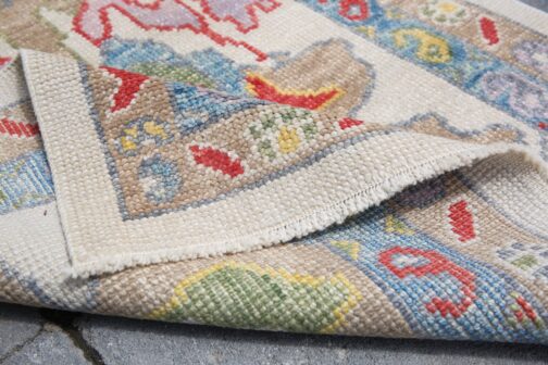 Colorful Runner Turkish Oushak Hand Knotted Wool Transitional Oriental Area Rug Multi-Size 01 - Image 4