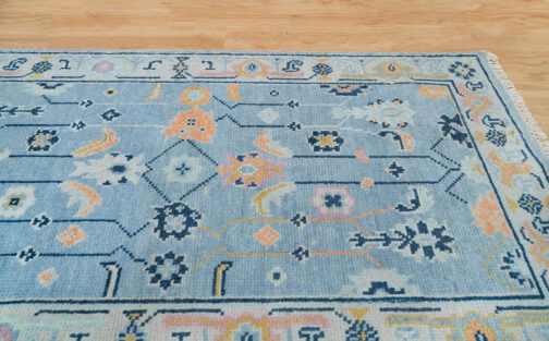 Turkish Oushak Runner Hand Knotted Wool Transitional Oriental Area Rug Multi-Size 02 - Image 4