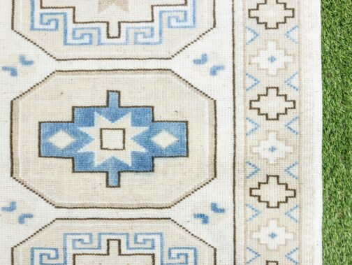 Turkish Oushak Runner Hand Knotted Wool Transitional Oriental Area Rug Multi-Size 07 - Image 3