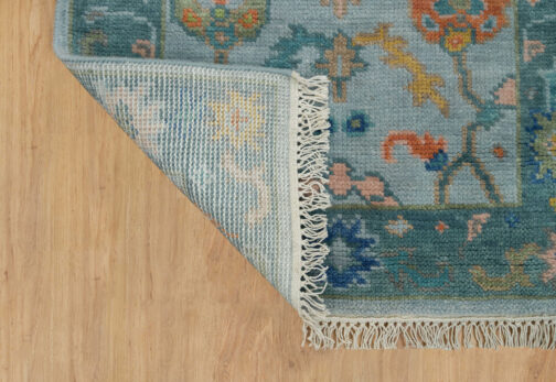 Turkish Oushak Runner Hand Knotted Wool Transitional Oriental Area Rug Multi-Size 12 - Image 7