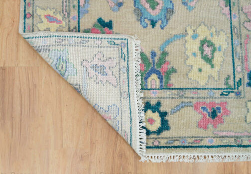 Turkish Oushak Runner Hand Knotted Wool Transitional Oriental Area Rug Multi-Size 03 - Image 7