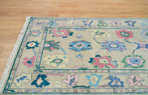 Turkish Oushak Runner Hand Knotted Wool Transitional Oriental Area Rug Multi-Size 03 - Image 8