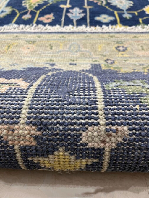 Turkish Oushak Runner Hand Knotted Wool Transitional Oriental Area Rug Multi-Size 05 - Image 4