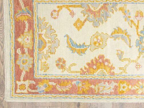 Turkish Oushak Runner Hand Knotted Wool Transitional Oriental Area Rug Multi-Size 08 - Image 7