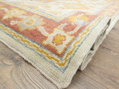 Turkish Oushak Runner Hand Knotted Wool Transitional Oriental Area Rug Multi-Size 08 - Image 2